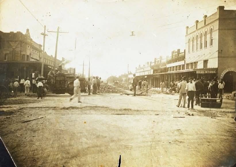 Historic downtown Bartlett circa early 1900s
