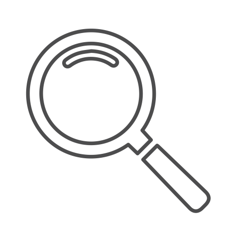 Search for Your Name (Magnifying Glass): Magnifying glass icon representing a search for unclaimed property.